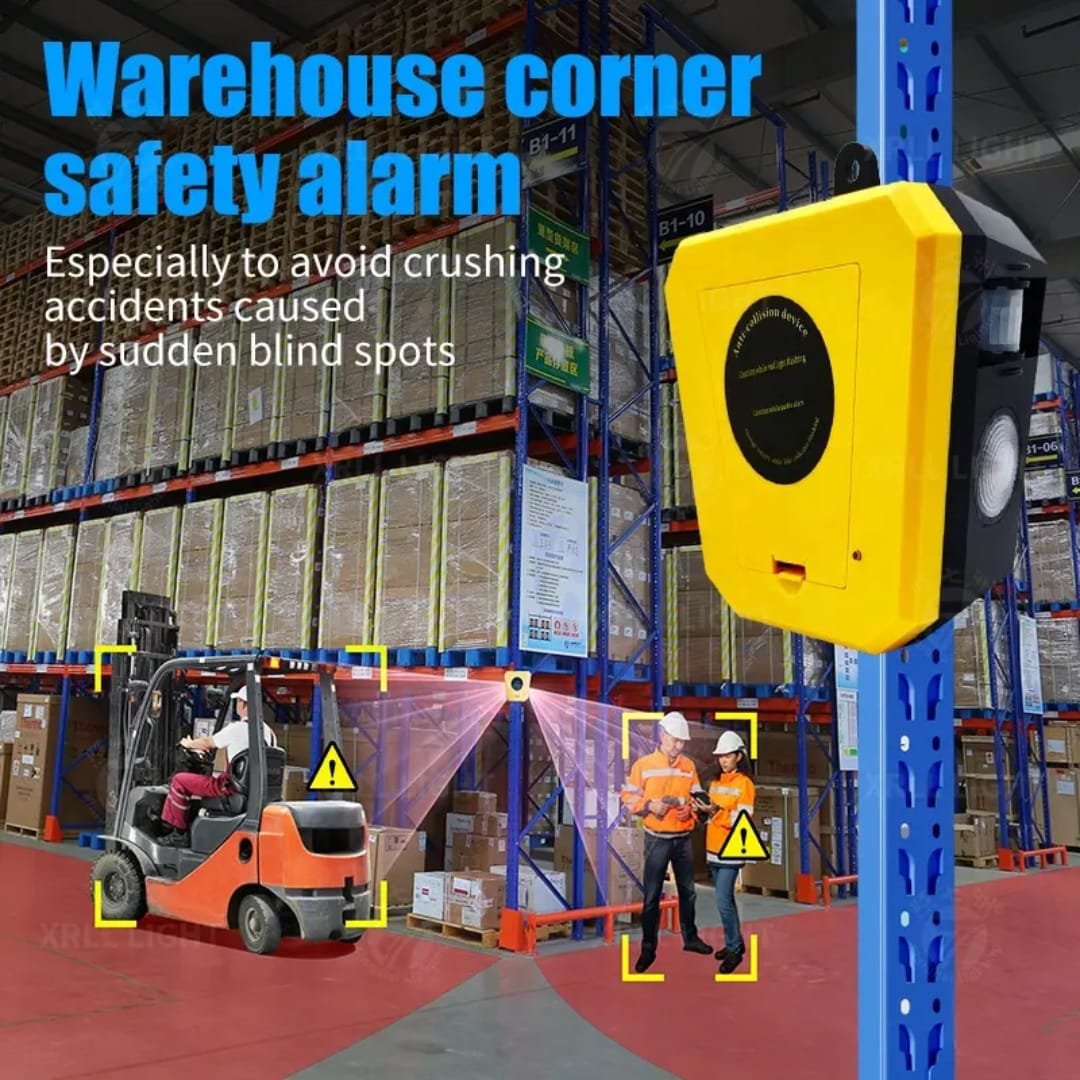 Warehouse blind corner sensor